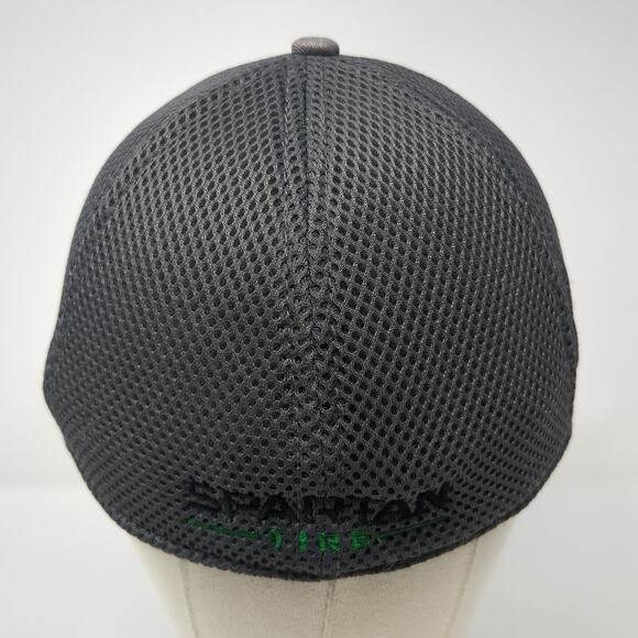 Spartan Tire Fitted Baseball Cap Gray M Embroidered 6 Panel 39Thirty New Era - Picture 6 of 9